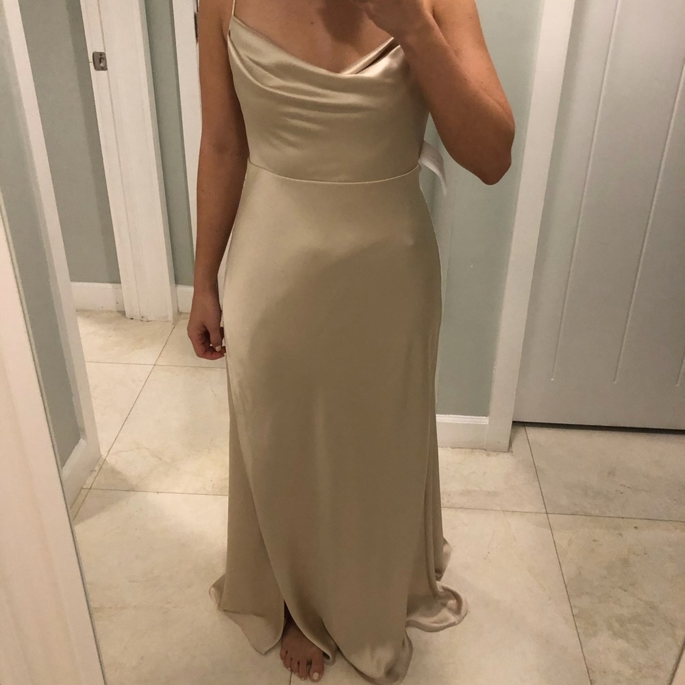 COPY - Fame and Partners: Strappy Draped Gown - Picture 6 of 7